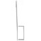 Ekena Millwork 3-in. W x 14-in. D x 18-in. H Burlington Architectural Grade PVC Knee Brace BRCP03X14X18BUR - alternate 4